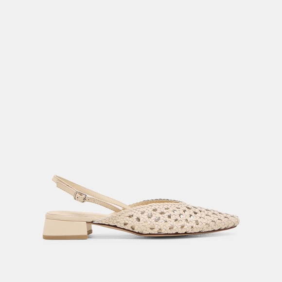 Dolce Vita Shoes - NWT Dolce Vita Woven Slingback Mule — Cream 6